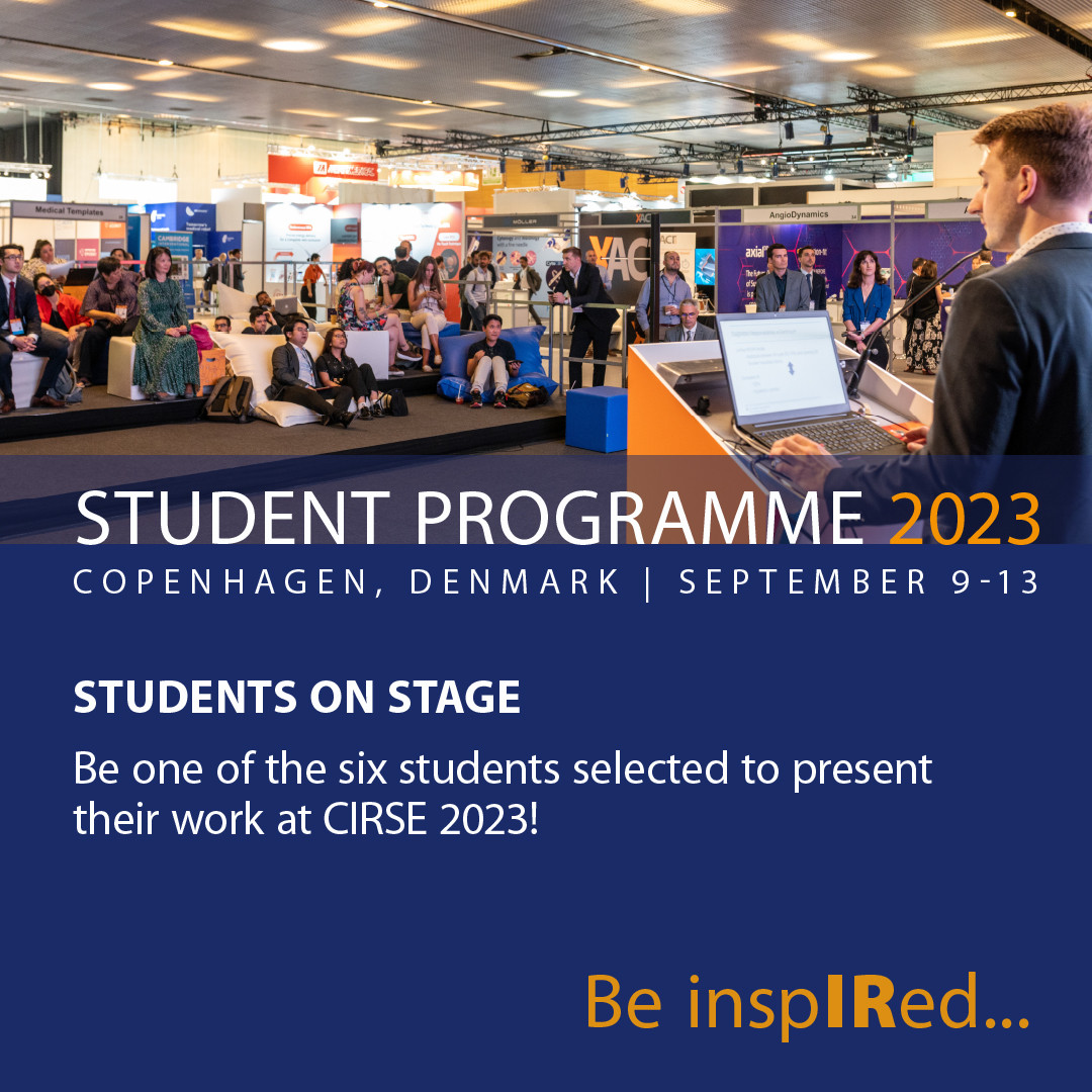 ETF_IRtrainees's tweet photo. 📢 The 2023 #CIRSEStudentProgramme will host “Students on stage” session, allowing six students to present their research at #CIRSE2023!
If you would like to present your work, make sure to submit your abstract by March 16!
▶️ https://t.co/38sxawgg66
#MedStudentTwitter #IRad https://t.co/OPpHEi14Ot