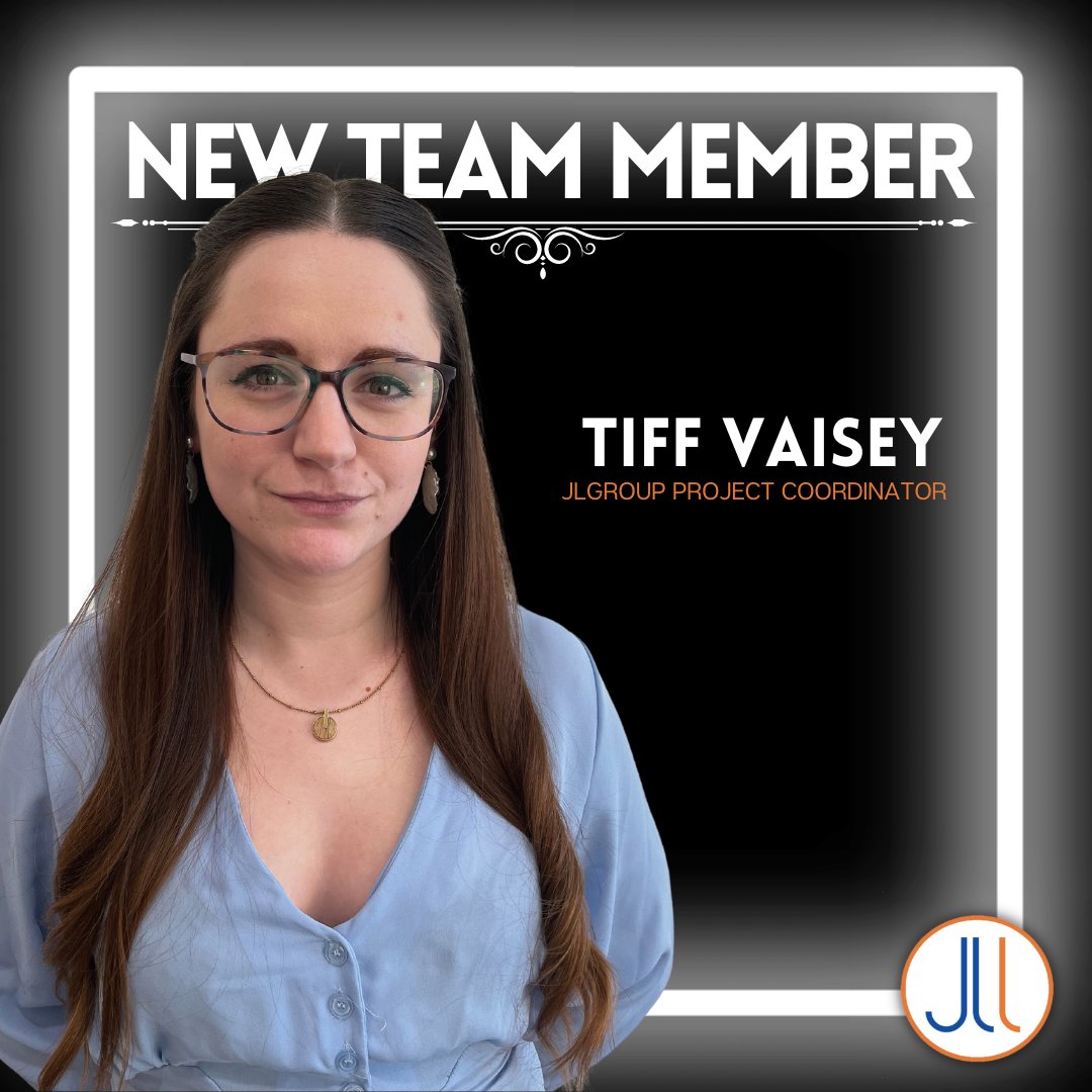 JLLiveltd's tweet photo. Day 3 of new JLGroup team member announcements! Introducing Tiff Vaisey, Projects Coordinator. 

Tiff has already hit the ground running; In just a few days she is already proving to be that vital cog in the wheel we needed. 

#NewTeamMember #ProjectCoordinator #JLGroup https://t.co/ml4wlzbbUC