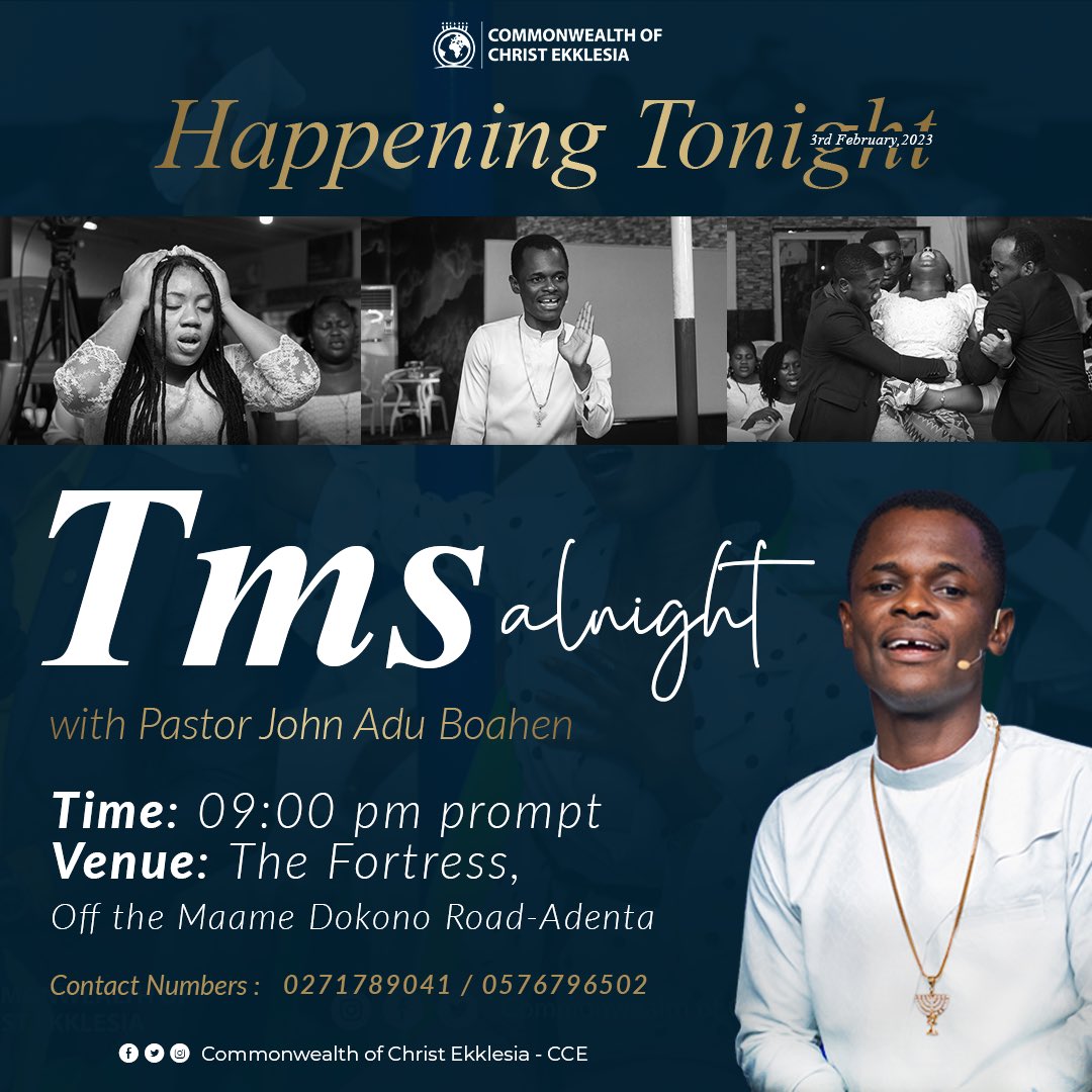 CC_Ekklesia's tweet photo. TONIGHT 9PM!
An extraordinary grace is made available and purposely for us to rise above limitations at every TMS
Meet your favorite Pastor tonight as we gain knowledge to Triumph.
Shalom
#TMS
#Commonweath
#TheMorningStar
#February2023
#CosmicGrace
#ToAbideInTheLordsProvisions https://t.co/JfPVA2KcHM