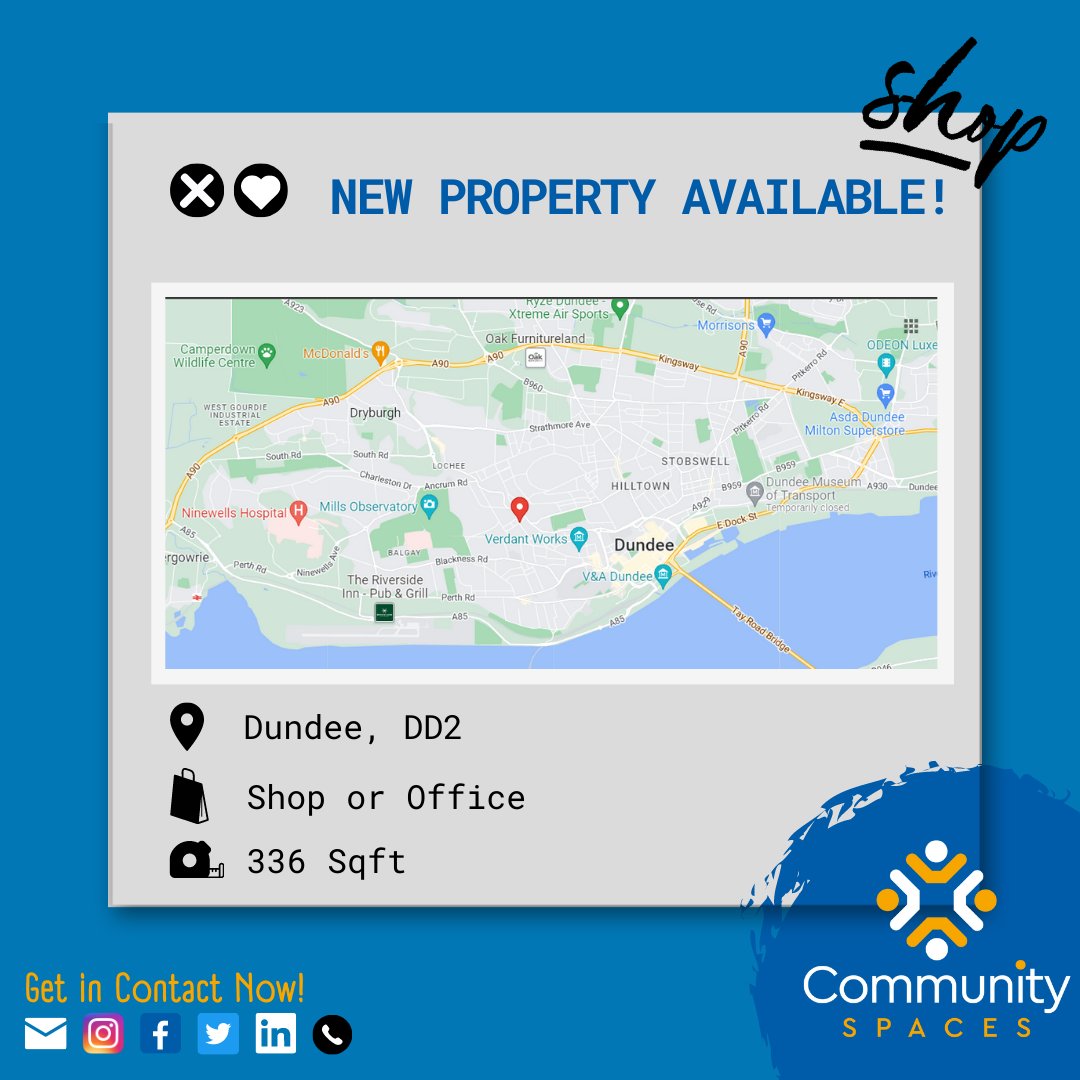 CommunitySpace5's tweet image. Not quite what you are looking for? Community Spaces have properties all over the UK and can actively seek suitable premises in your desired area.

Contact Community Spaces now to find out more. info@community-spaces.co.uk or call 01743 730 004