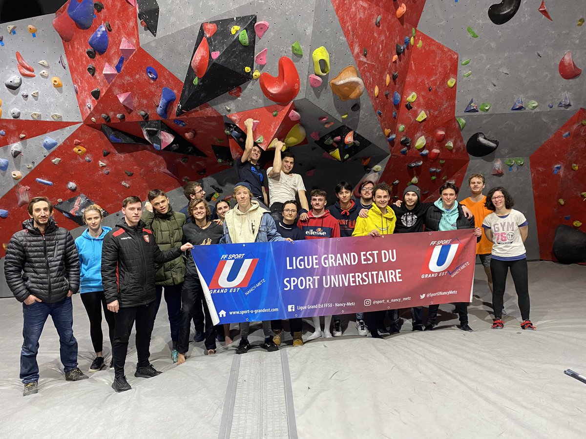 Olivier_Mor1's tweet photo. Le @SportUNancyMetz est partout ! Une belle réussite pour une première avec une trentaine d’étudiants présents chez #Altissimo @MairiedeMetz ! Rdv au championnat du @SportUgrandest d’escalade à @VilledeTroyes le 23 mars
@Univ_Lorraine @heleneboulanger @GrosdidierMetz https://t.co/2aBQ9gGtvS