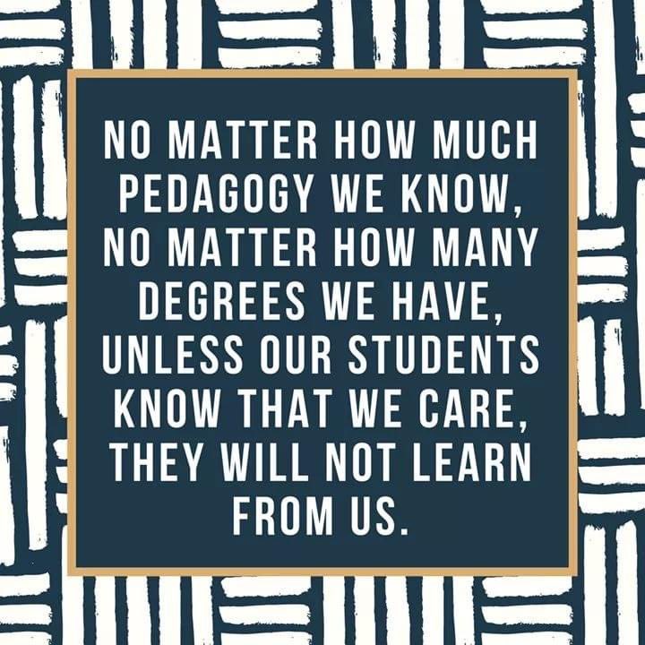 Building relationships and respect is crucial!
