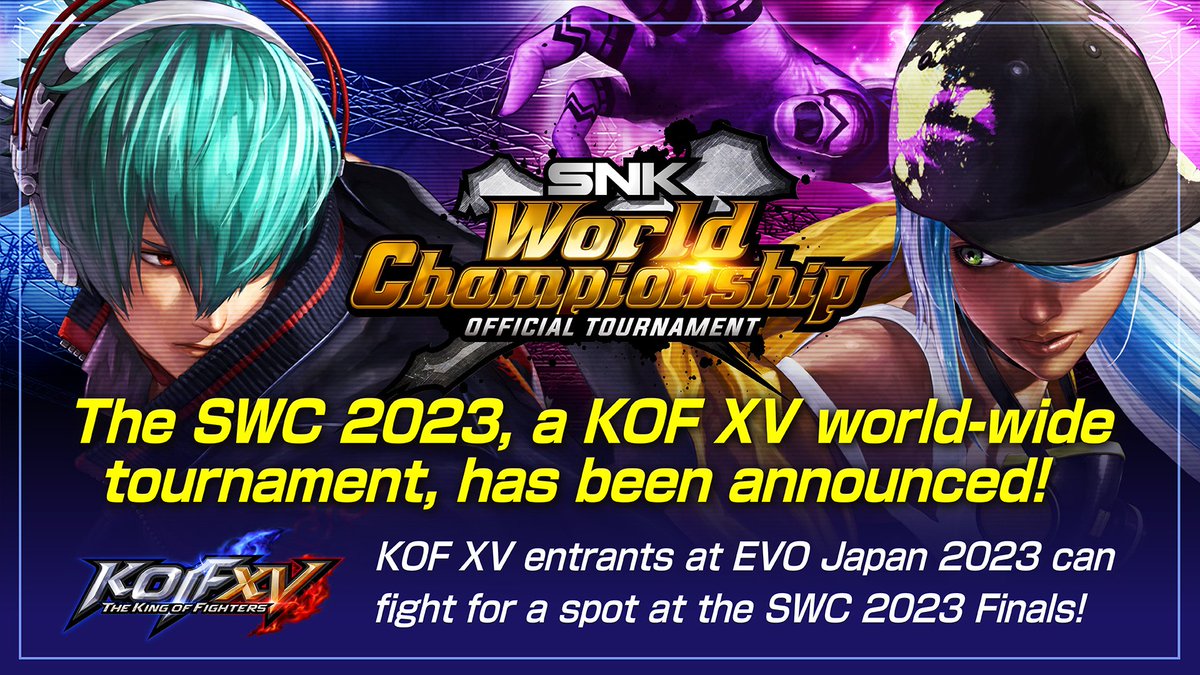 O SNK World Championship 2023 coroará os melhores do mundo em THE KING OF  FIGHTERS XV!