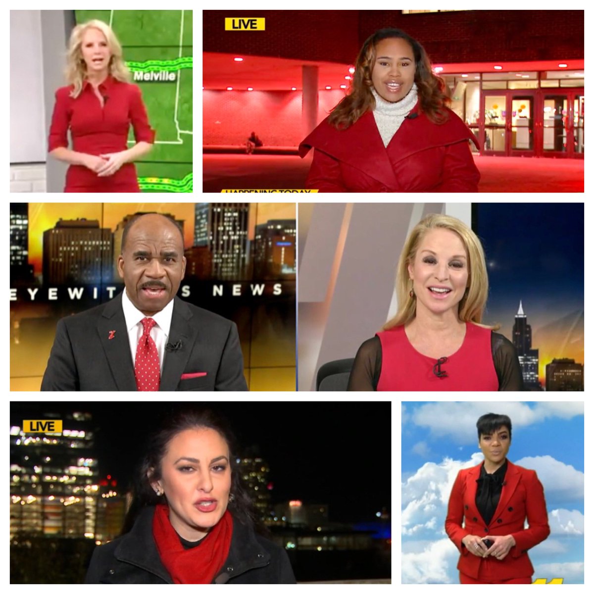It’s National #WearRedDay and we are representing! We encourage you to wear red to raise awareness about heart disease, which is a leading cause of death in the US.  87 percent of all heart issues are believed to be preventable!
#abc11together