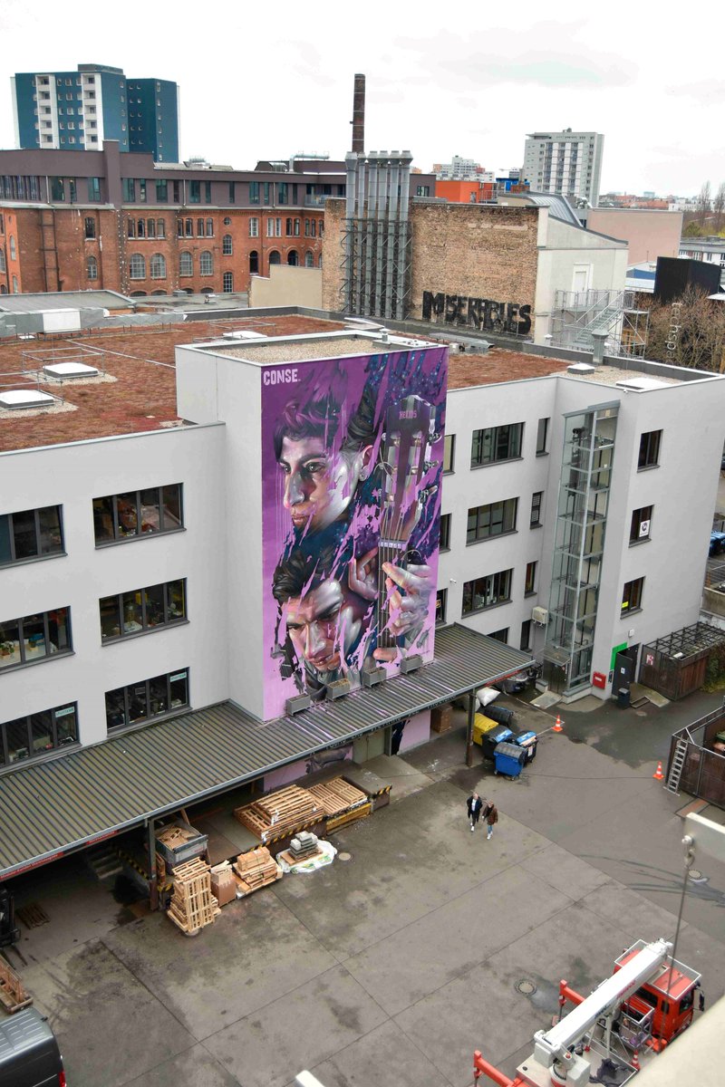 FAGIC1's tweet photo. El artista Conse Andechaga ha creado el siguiente mural de 800m2 para reivindicar la figura de Helios Gomez e Irene Weber de la mano de la fundación Kai Dikhas.

Esta obra ha sido seleccionado como uno de los mejores de este 2022 por Streetartcities. https://t.co/qNXX7IA201