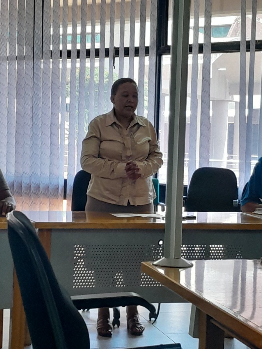 PanSALB's tweet photo. Walter Sisulu's Mthatha Campus Rector, Prof. Elphina Cishe is delivering welcoming remarks. "Walter Sisulu University will ensure there are South African Sign Language interpreters in official events," says Prof. Cishe #LanguageActivismMonth @SportArtsCultur https://t.co/7pExtWHe3f