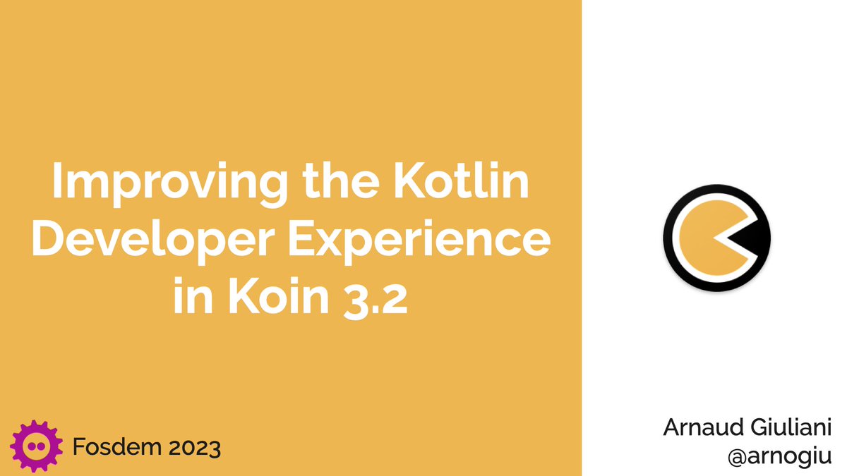 arnogiu's tweet photo. Ready to share the game-changing updates in #Koin 3.2 at #FODSEM23 tomorrow! Join me in discovering how this new release can simplify and enhance your #AndroidDev experience
#fosdemkotlin https://t.co/ZW9yiXVF2o