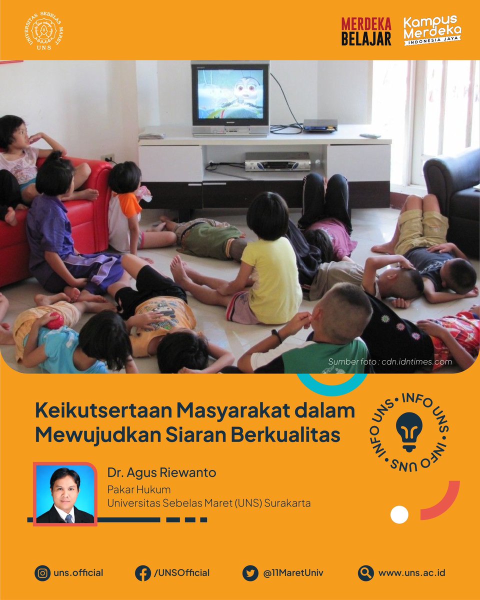 #UNSSolo #BeritaUNS #KotaSolo <a href="/11MaretUniv/">UNS Official</a>: 'Sobat Semar, sering males nggak sih kalau liat berita yang belum jelas sumber dan kebenarannya? Lantas bagaimana yaa cara kita berperan sebagai masyarakat demi terwujudnya si… , see more tweetedtimes.com/v/24336?s=tnp