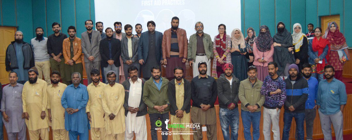 sky_karachi's tweet photo. When dealing with various medical and health problems, proper first aid is usually a huge relief. In addition to hastening the healing process and reducing expensive medical expenses, it also lessens the chance that the injury will worsen.

Society for karachi youth has https://t.co/JZmjJbIBRm