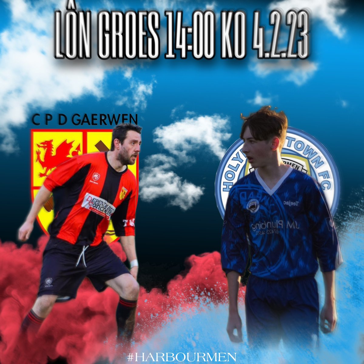 TOMORROW! ⚓️⚽️

We face CPD Gaerwen FC Official (A). We’re hoping to get back to winning ways after coming away with 0 points in our last 3 games, it’ll be a tough game against an in form Gaerwen side, should be a cracker! 

Come on Town ⚓️

#Harbourmen | #HTFC