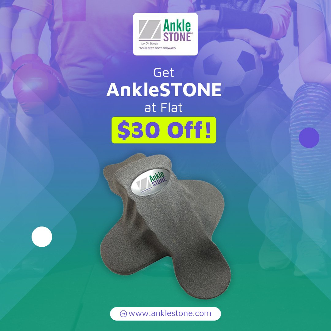 Get rid of the nagging and painful reminders of #foot and #ankle #injuries with AnkleSTONE. The perfect solution for your entire family for improved range and pain-free #flexibility at an unbelievable discount! Visit: bit.ly/3WHyzMa. #ankleinjuries #anklepain #footpain