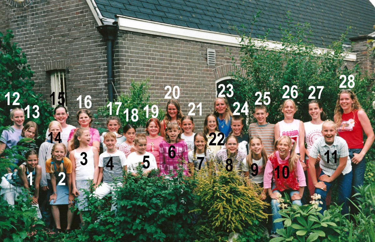 28 jonge zangertjes van Heuls kinder(kerk)koor De Domisolletjes in 2002. Wie weet wie ze zijn? Reacties op facebook.com/hvwateringen of 📧 foto@hvwk.nl.
#Wateringen #Kwintsheul #geschiedenis #foto #zingen #zangkoor #kinderkoor #zanger #Andreaskerk #Westland