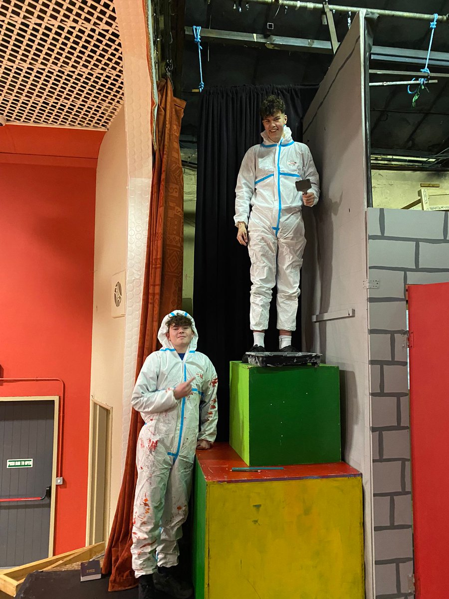 The stage is ready.....well nearly!!