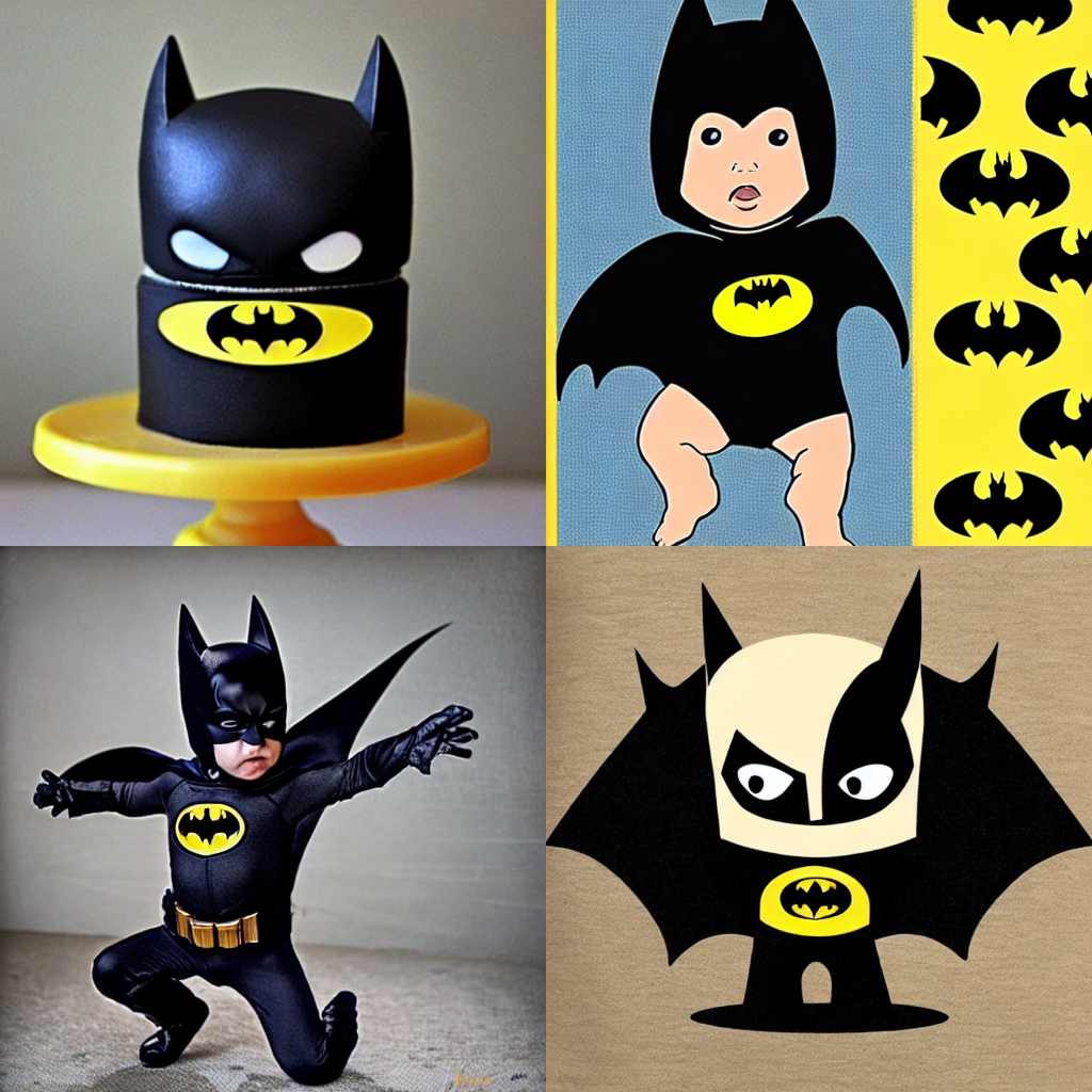 felvindotcom's tweet photo. Have you ever wondered how AI can create a superhero? Well, meet Felvin – the AI mama🤗 of Baby Batman! 😱

Meet the parent https://t.co/GCQCSjf1EF

#ArtificialIntelligence #Batman #stablediffusion #texttoimage https://t.co/yhUclM0w1p