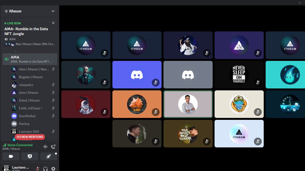 The #AMA has already started.

Join us here : discord.gg/BAr7uhf4?event…

#Itheum #NFTs #DataNFT