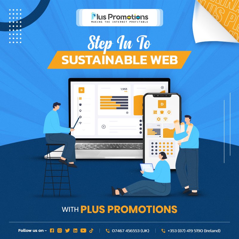 plus_promotions's tweet image. Won&apos;t you act up if you knew the best practices to reduce the carbon emissions of your pageviews? Act smart and efficient by leveraging the best of sustainable web design dynamics with Plus Promotions.

#sustainableweb #sustainablewebdesign #sustainablewebshop #sustainablewebsite