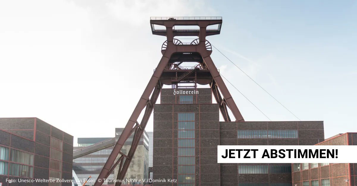 ⚠ Essen braucht jetzt jede Stimme! Denn die Ruhrgebietsmetropole ist als eine von 20 europäischen Städten als "European Best Destination 2023" nominiert. Hier geht's zur Abstimmung 👉 buff.ly/3Jjwkvd. #Tourismus #DeinNRW