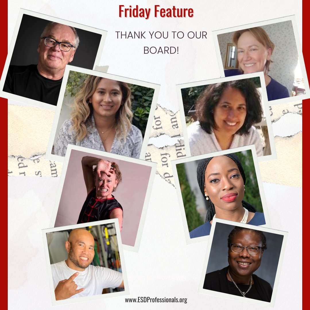 ESDProfessional's tweet photo. #FridayFeature
We are deeply grateful to our Board for all they have done to support the Association of ESD Professionals and keep us moving forward.
A big thank you for all you do!
#ESDProfessionals #ESD #EmpowermentSelfDefense #ESDInstructor #EmpowermentCoach https://t.co/T3ro07R19y