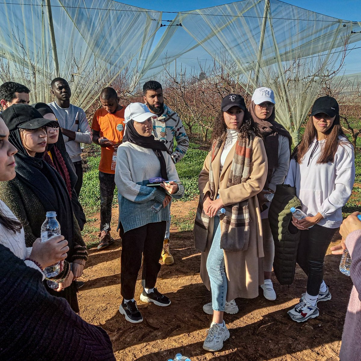 UM6P_IE_Lab's tweet photo. Students in the UM6P FST Master completed their learning of AgriENGAGE Agri-Clinics with a field trip to Meknes-Ifrane. They visited two higher education institutions, two farms and a fish farm in Azrou to learn about agricultural services and production systems. https://t.co/0FSKfq3fXt