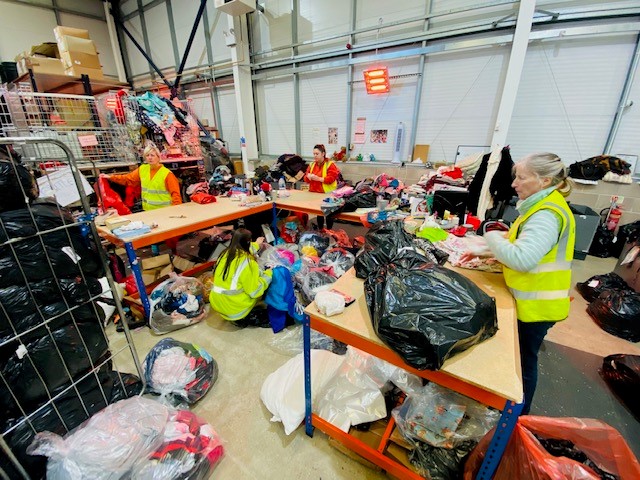 Unsung Heroes - The Warehouse Team! They not only sort stock for our 30 charity shops, but also support Action Pantry. When we have a family in crisis, the Team gather clothes and household items so we can respond to needs ASAP. #UnsungHeroes #MercyinAction #Bath #ActionPantry