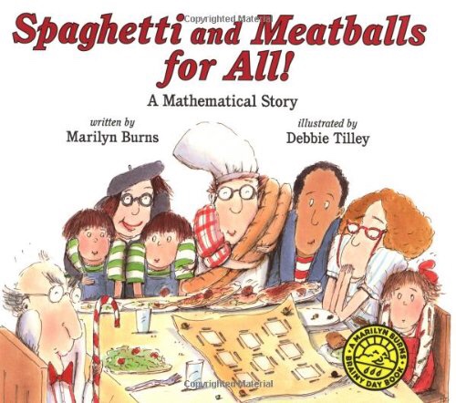ThamesideSch's tweet photo. #GBFtps enjoyed working out the different table plans and their perimeters from our #NumberDay book, Spaghetti and Meatball for All #Mathstps https://t.co/qG4OVo33tR