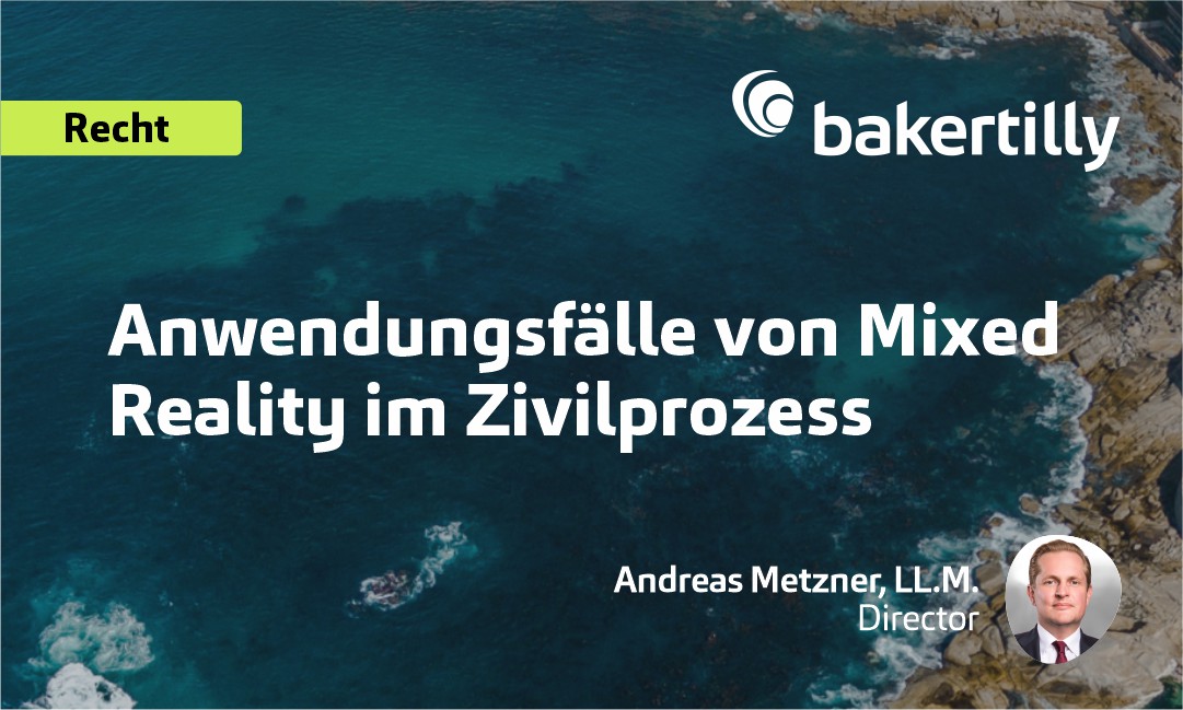 Noch ist alles Theorie, aber in Zukunft werden Mixed-Reality-Technologien wie Virtual und Augmented Reality auch im Zivilprozess eine Rolle spielen. Im zweiten Teil dieser Serie stellen wir denkbare Anwendungsfälle vor ➡️bit.ly/3HuhHCM

#VR #AR #virtual #augmented #legal
