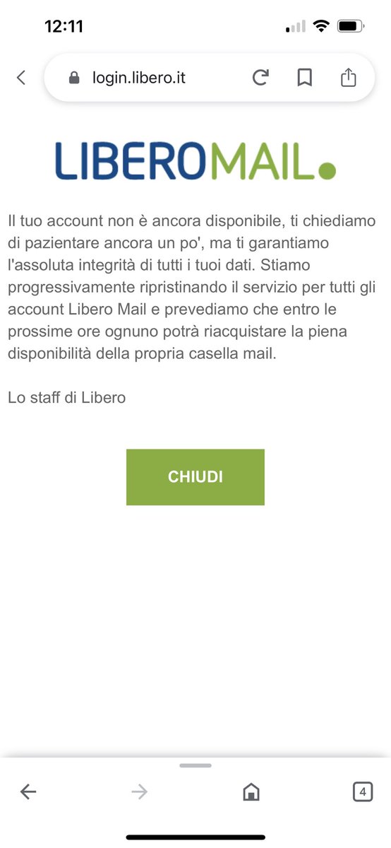 estermariotti's tweet photo. @libero_it ma veramente state facendo? Dopo 10 giorni di blackout ora di nuovo messi così?! @Altroconsumo #liberodown #liberomail #scandaloso https://t.co/qWRu22fGpH