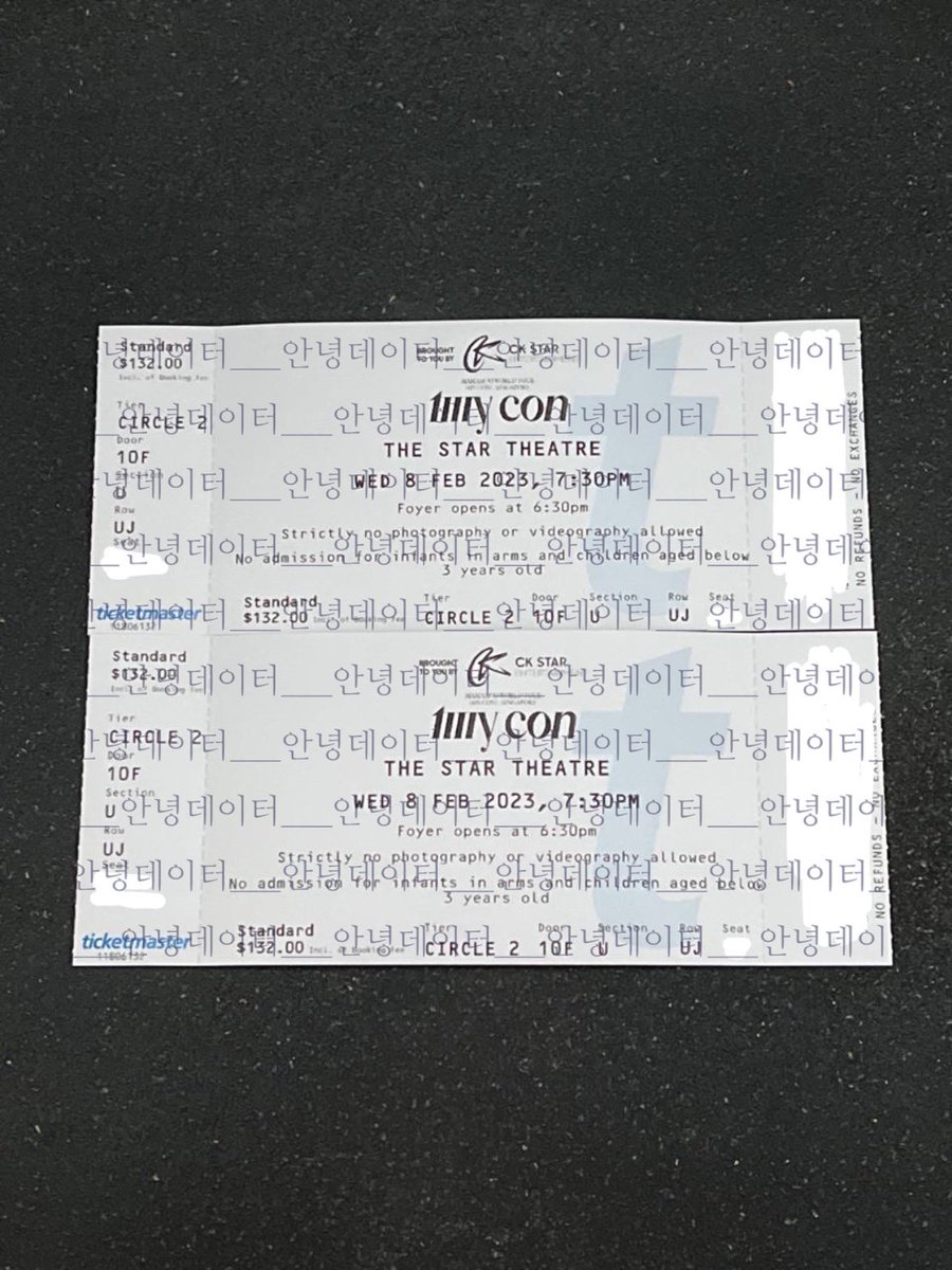 annyeong_data's tweet photo. [WTS/SELLING] MAMAMOO MYCON 2023 SINGAPORE CONCERT TICKETS

8 FEB
SECTION U 
CAT 5
2 PHYSICAL TICKETS SIDE BY SIDE
$132 SGD EACH (ORIGINAL PRICE)

✅ CASH ON DELIVERY 
DM IF INTERESTED

#mamamooinsg #mamamoosg #myconinsg #myconsg https://t.co/pcf6t80Xma