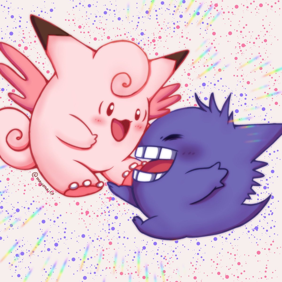 mayonaito's tweet photo. #clefable #gengar
#ピクシー #ゲンガー 𓈒 

#pokemon #ポケモン .ᐟ https://t.co/Wb4s6sYiSy