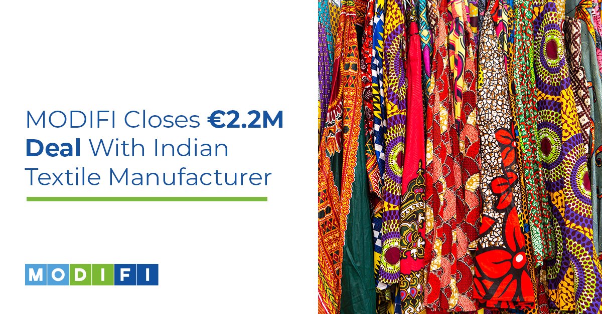 🚀 Proud to announce the successful closure of a €2.2 million facility with a leading textile manufacturer &amp; exporter in India! 👉 bit.ly/3l8lSww

#B2bPayments #TextileIndustry #indiatextiles #globaltrade #paymentsolutions #supplychain #cashflow