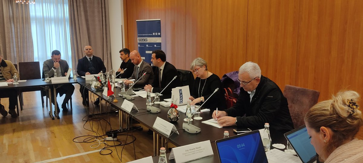 Discussed with relevant 🇦🇱 institutions preliminary findings of baseline assessment on inspection, investigation &amp; punishment of #environmental violations in #Albania. The inputs will be incorporated in final report to be delivered to authorities.🙏🇫🇷 🇳🇴
🔗osce.org/presence-in-al…