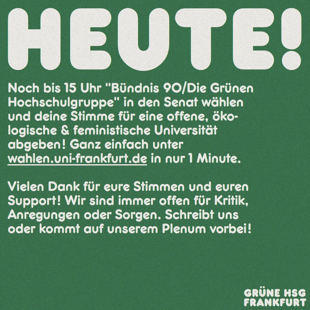 Grüne Hochschulgruppe Frankfurt tweet media
