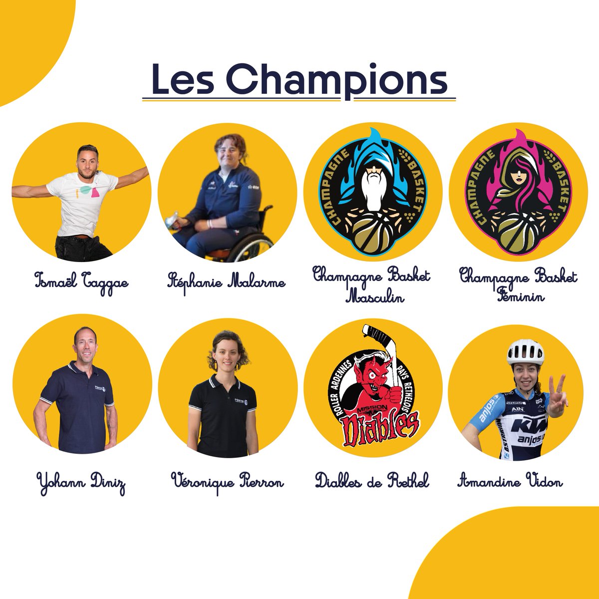 🏅 Rencontre tes Champions
Le CDOS de la Marne, en partenariat avec l' <a href="/AcReims/">Académie de Reims</a>, l'<a href="/UgselMarne/">#ugsel5108</a>, l'<a href="/usepmarne/">usep marne</a> et le <a href="/DptMarne/">Département Marne</a>, organise une semaine autour des #champions.

Le principe : faire rencontrer les élèves des écoles marnaises avec les Sportifs de Haut-Niveau en visios.