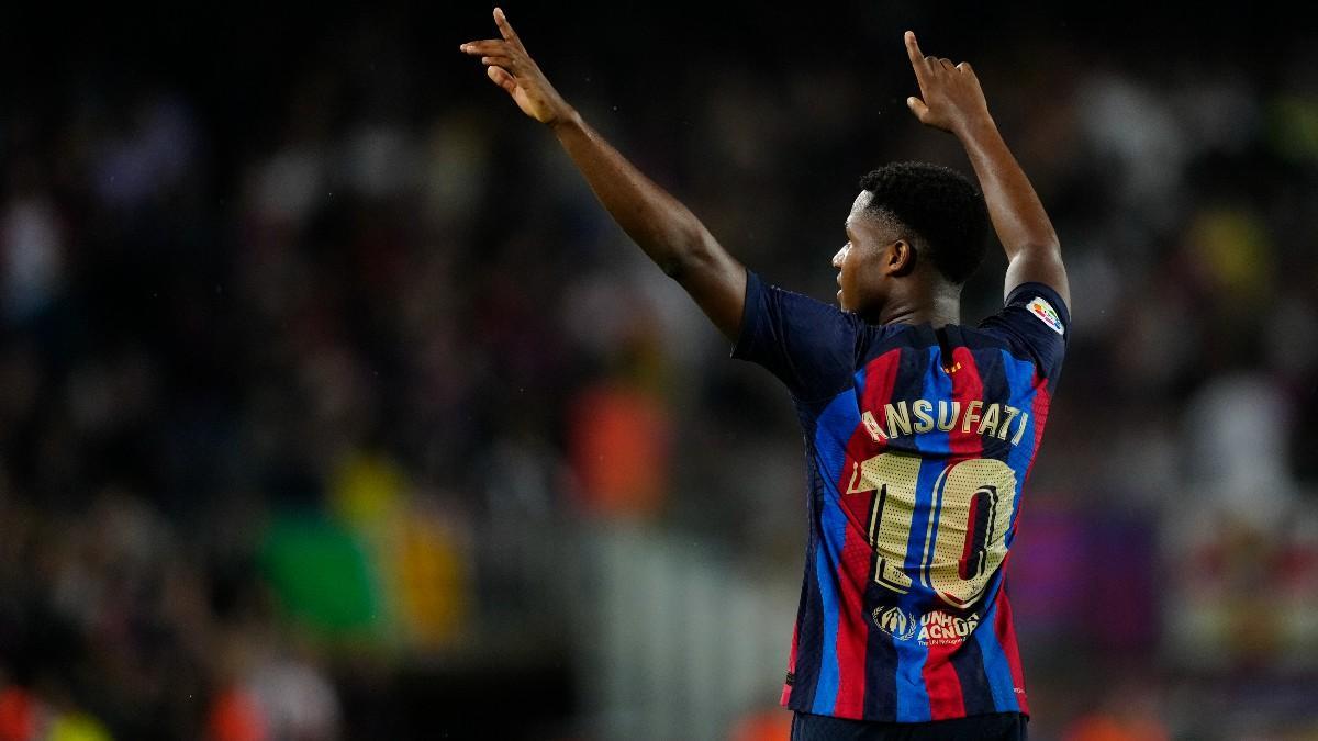 🚨 El Manchester United se interesa por Ansu Fati‼️(<a href="/sport/">Diario SPORT</a>) 

➡️ El club inglés le tiene como prioridad si el Barça abre la puerta a su salida en junio

¿Para ti, Ansu es intransferible?
🔁 NO
♥️ SÍ