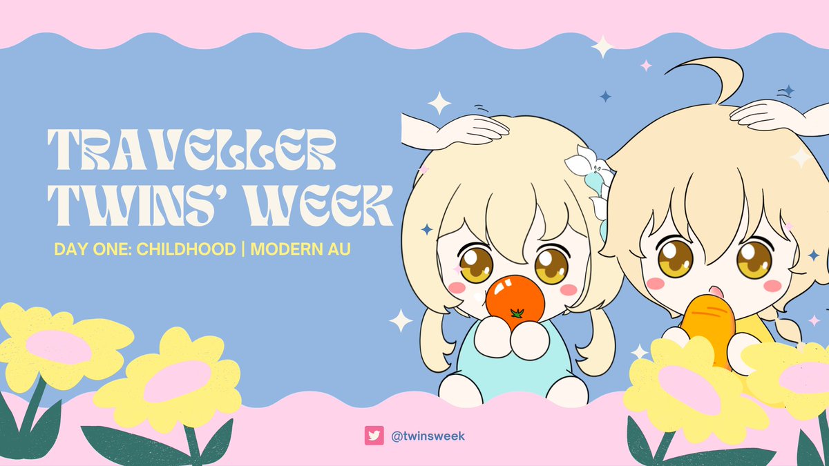 twinsweek's tweet photo. 🌷 TRAVELLER TWINS' WEEK: DAY ONE 🌷

Don't we all want to become children again, when life wasn't so hard? Aether and Lumine are the same—shall we take a peek at their childhoods? https://t.co/N1hpcG5lMl
