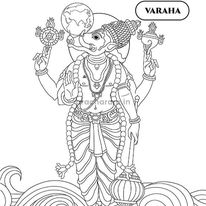 pracharam_in's tweet photo. Improve focus, reduce distraction along with a divine experience for millennials. Perfect gift at just Rs.80 - Dashavatara colouring book based on our indigenous traditional art styles 🙏
#dashavatara #dasavatara #dasavatar #dashavataram #10avatars #vishnu https://t.co/IQldtvtVSb