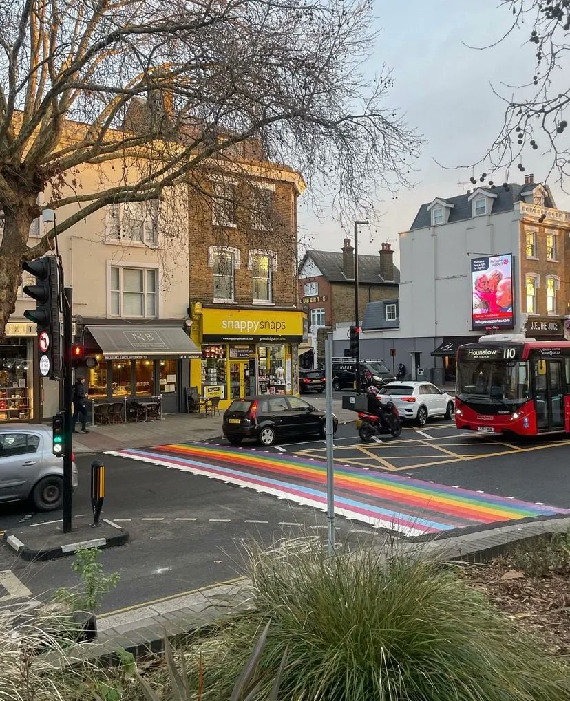 What better way to start LGBT History Month than with the launch of the new #Chiswick crossings? And to top it off, they’re right outside our shop! 

Thanks to @aubreymarkcharles @therealjollyollie @rajitpgill and @hounslowcouncil 🌈✨