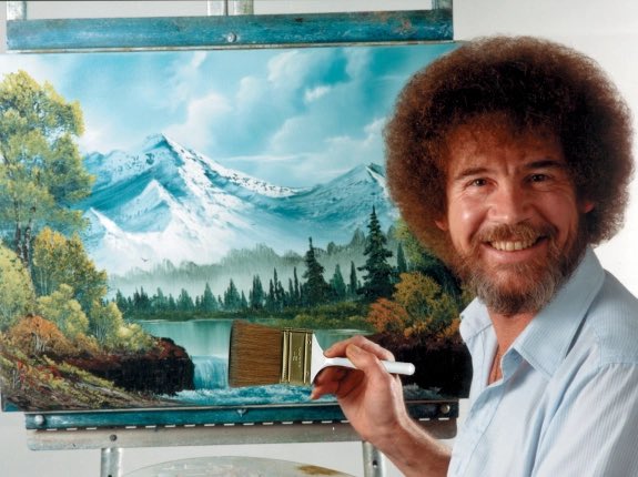 xmarlene_x's tweet photo. @AO3_Status sooo I guess we’re going back to that Bob Ross video?? https://t.co/2ff9l7jK4q