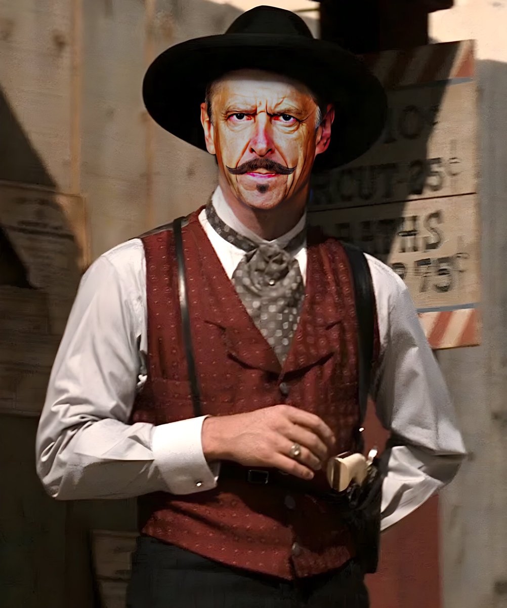 I Photoshop #Arsène #Wenger into a movie or TV show every day  until I forget: Day 91 #afc #arsenal #wengerIn “ I'm Your Huckleberry.”
