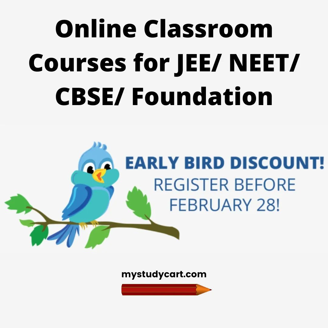 mystudycart's tweet photo. Online Classroom Coaching for JEE/ NEET/ CBSE/ Foundation 

Live classes from top faculty and experts at your home.

Register Now - https://t.co/P3URdU1wyf 

#JEE #NEET #JEEMain #NEETUG #JEEMains #JEEAdvanced #CBSE #JEEFoundation #NEETFoundation #JEECoaching #NEETCoaching https://t.co/ohx6Cky2hF