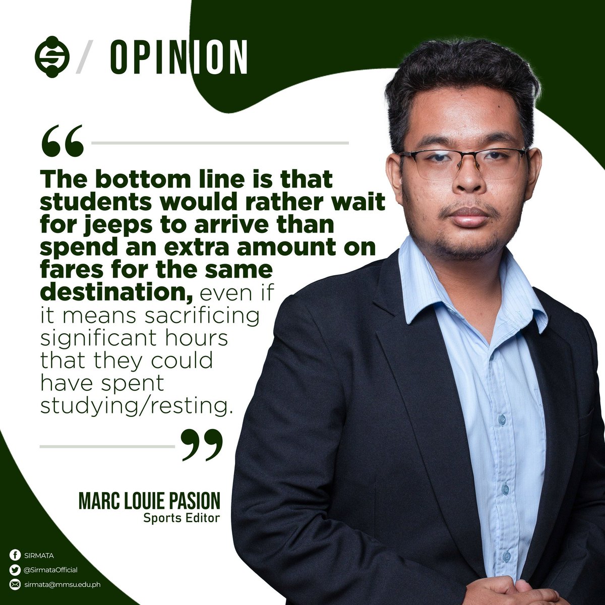 SirmataOfficial's tweet photo. 𝐎𝐏𝐈𝐍𝐈𝐎𝐍 | 𝐂𝐨𝐦𝐦𝐮𝐭𝐞𝐫𝐬’ 𝐂𝐫𝐲
By Marc Louie Pasion

READ: https://t.co/OYwtrPPV60 https://t.co/qX7xUdCT6S