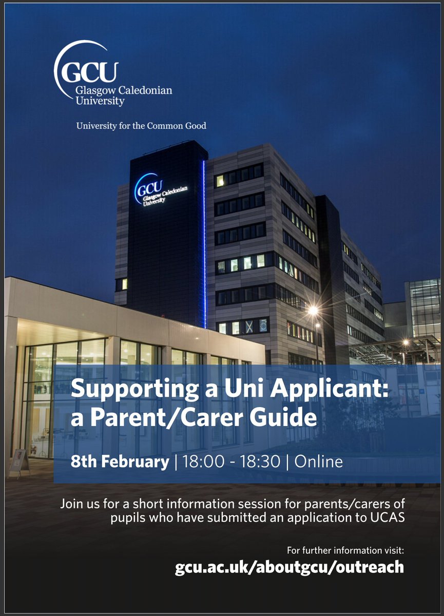 Join our 30min session that looks at the question: So I've Applied to UCAS, What Next? 

We will cover Key Dates, How a Uni responds, How and when you respond, and options if you don't get the response you want. 

Book your place here: gck.fm/fobmq
