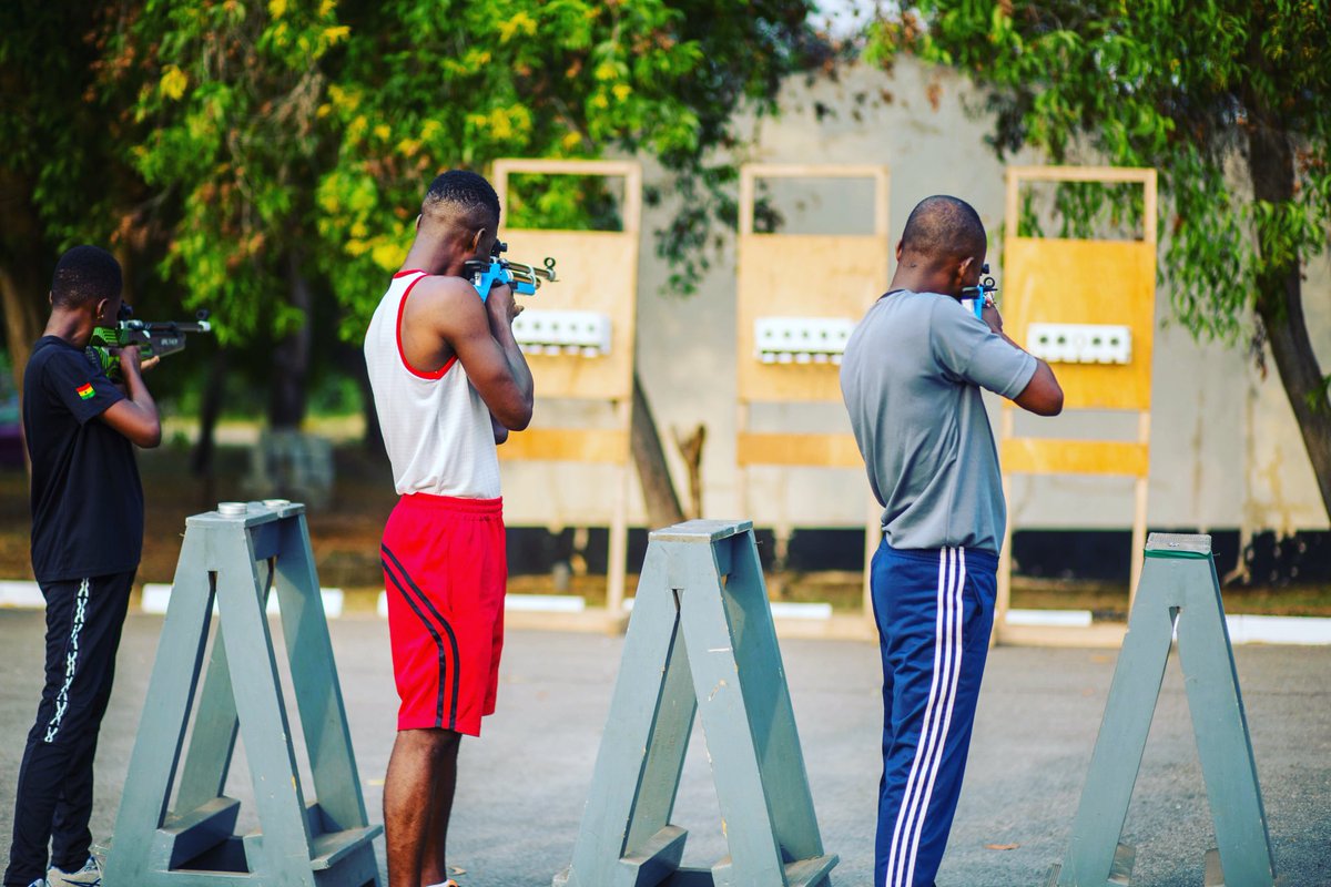 TargetsprintGh's tweet photo. 🇬🇭🇬🇭🇬🇭#teamghana #shooting #sports #shootingsports #target #aim #strike #GSSF #shooter #rifleshooting #rifle #sprint #sprinttraining #training #lovesports #targetsprintgh #targetsprint #practise #perfect  #practisemakesperfect #issfshooting #issf #shootingstars https://t.co/MuGzbI1BhN