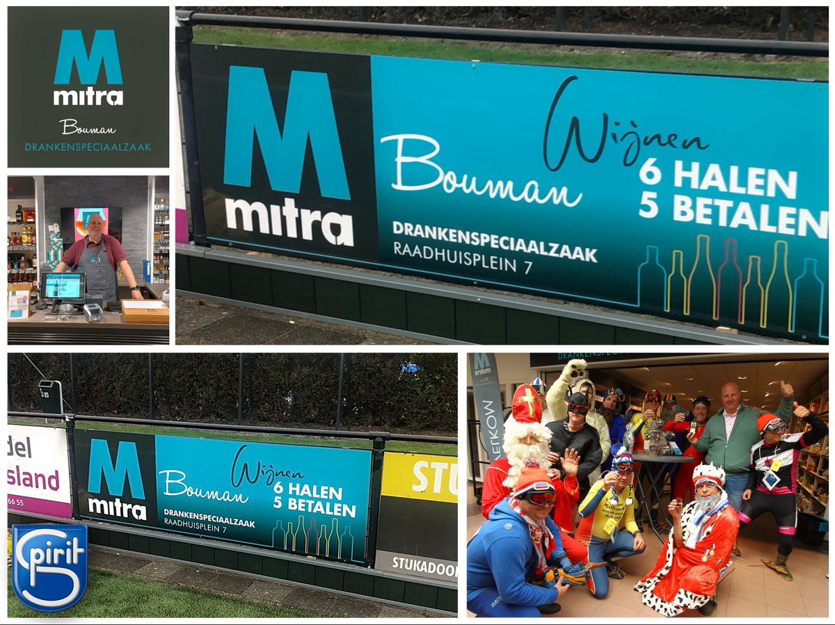 Nieuw bord in het zonnetje: Mitra Hoogkarspel, Bouman! 
#sponsorzichtbaarheid 🔴⚪🔵
Vandaag werd door onze onderhoudsploeg weer 'n prachtig gloednieuw sponsorbord opgehangen langs ons hoofdveld. Wat te denken van dit mooie bord van Mitra Hoogkarspel, Bouman!  <a href="/MitraSlijter/">Mitra drankenspeciaalzaken</a>