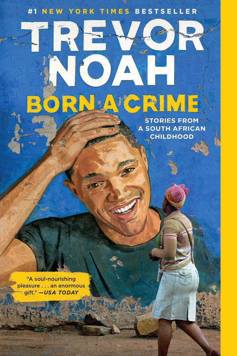 Missed day 4 yesterday but a text I recommend to students that connects to language, history, social issues, etc. is <a href="/Trevornoah/">Trevor Noah</a>’s Born A Crime. Great mix of serious topics, real stories, and comedy sprinkled throughout. <a href="/TVDSBLiteracy/">TVDSBLiteracy</a> #TVDSBLiteracy