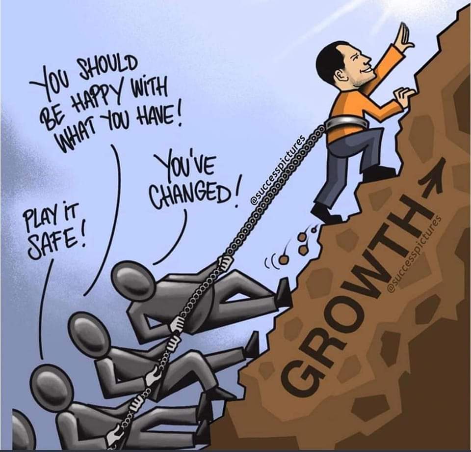 Keep your FOCUS no matter what is going on around you.
NEVER STOP CLIMBING!!!
