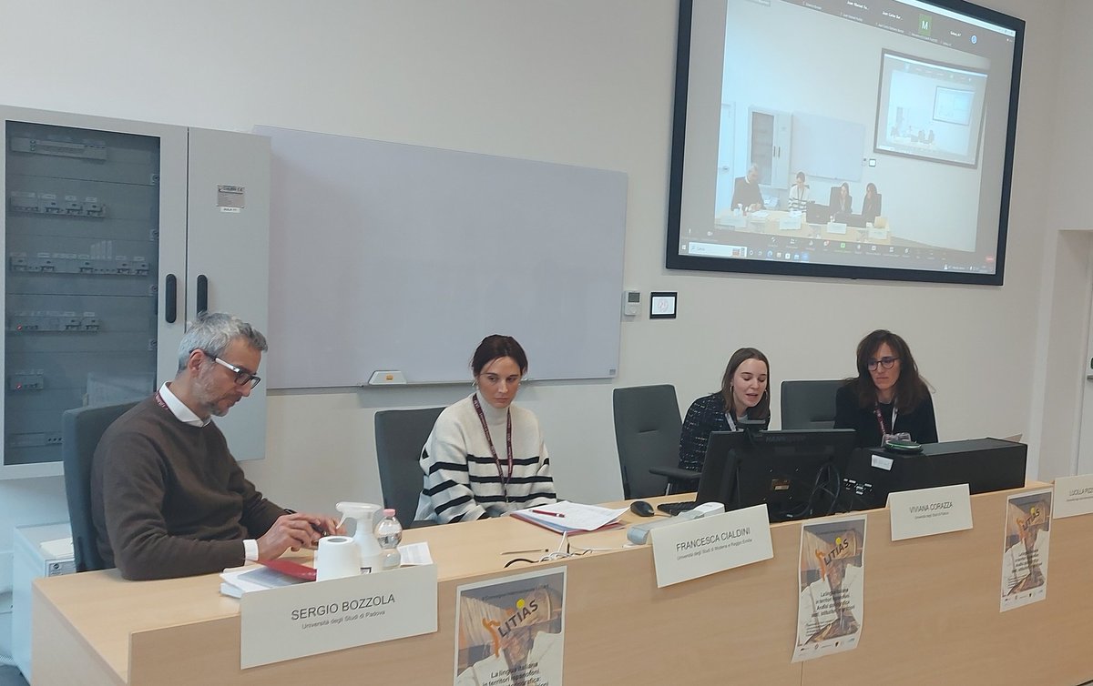 Chiude la mattina del 3° giorno del convegno una tavola rotonda di colleghe italianistica sui progetti di diffusione del patrimonio della lingua italiana.