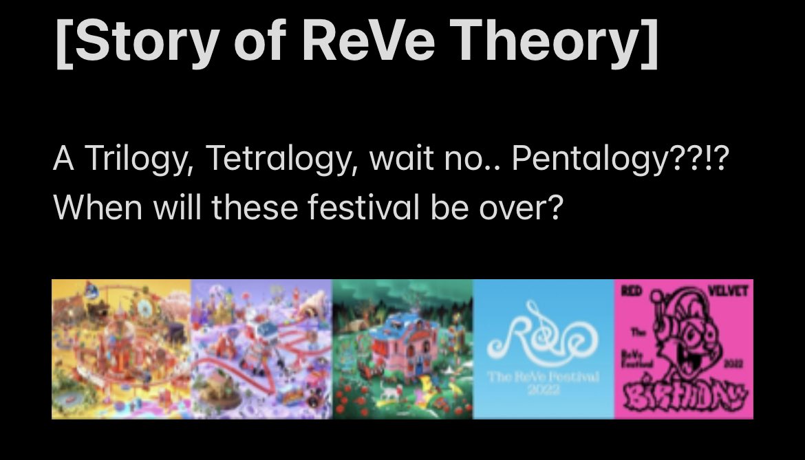 [Story of Reve Theory #3]

Welcome everyone to The ReVe Festival! 
A Festival that will “never” stops🤖

A Thread 🧵 

#RedVelvet #SMCU #ReVe
#The_Story_of_ReVe
<a href="/RVsmtown/">Red Velvet</a>