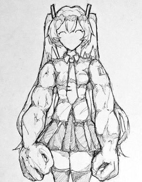 CJ3lua44yX7l3OP's tweet photo. この可愛い初音ミクちゃん(?)達を見てフォローしてくれぇ！！ #イラスト   #illustration  #初音ミク   #絵柄好みって人にフォローされたい  #絵描きさんと繋がりたい  #無名絵師 https://t.co/8RCZcrLlJv