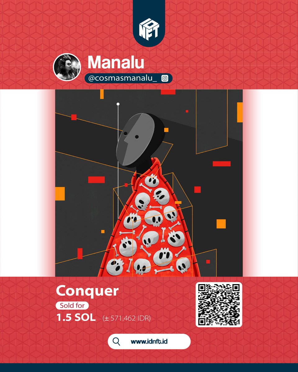 idnft_'s tweet photo. Hi fams! 🚨
Ini dia beberapa kreator NFT yang berhasil melakukan penjualan minggu kemarin di CREATOR SALES OF THE WEEK!
Selamat untuk @akaarissu @ManaluNft @Mythotype @nftsesat 🥳
Yuk intip profil dan karya-karya keren dari mereka!
#IDNFT #CreatorSalesoftheWeek https://t.co/CK38QF70kA